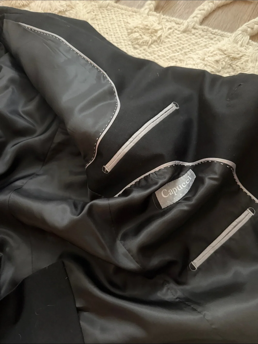 Men's Black Single-Breasted Sport Coat - Classic Tailored Blazer
